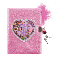Born To Sparkle Glitter Journal