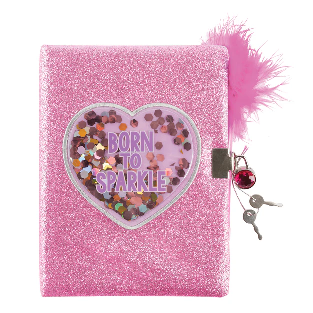 Born To Sparkle Glitter Journal