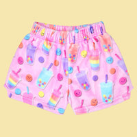 Rainboba Tea Plush Shorts