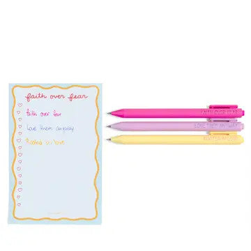 Faith Over Fear Pen Set
