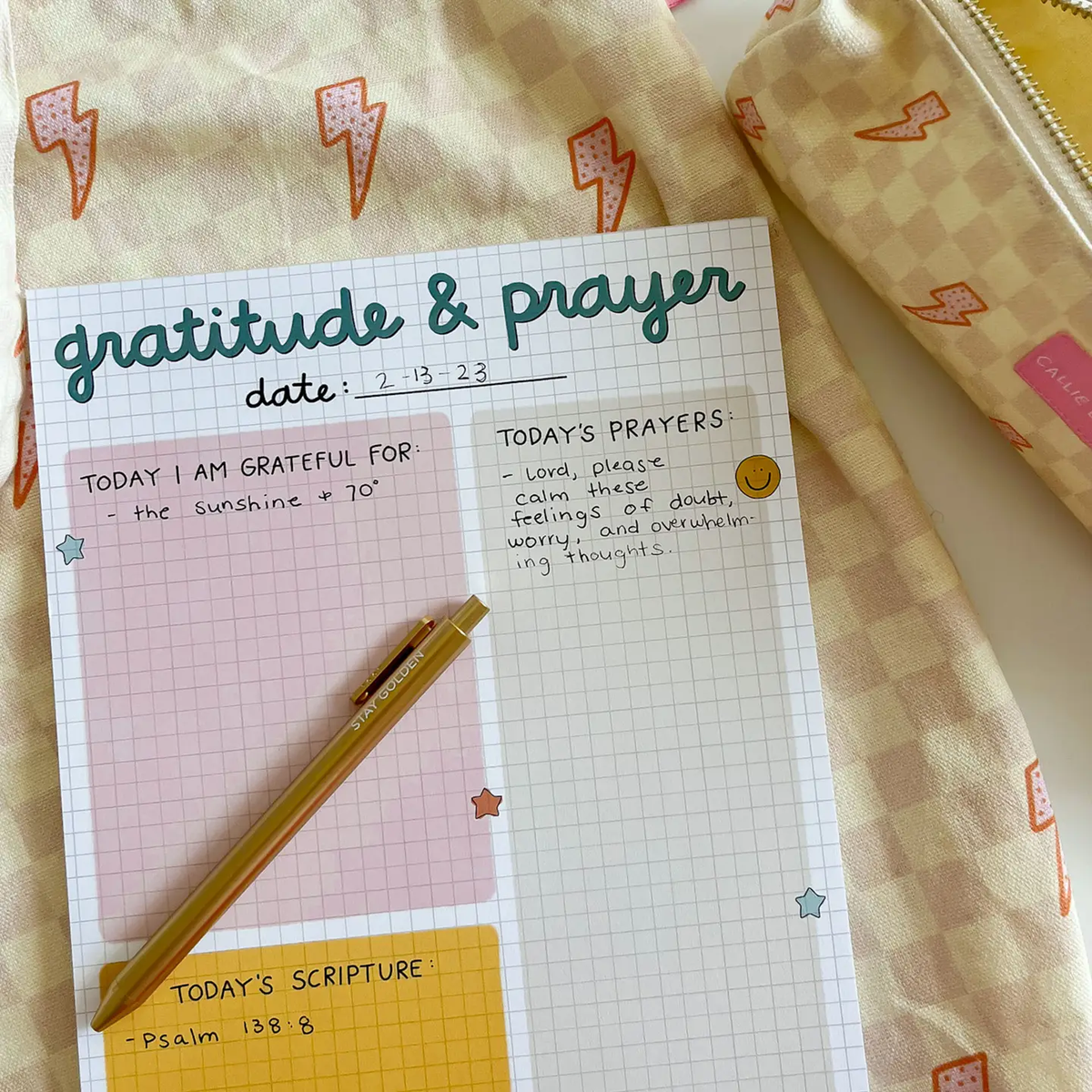 Guided Prayer Notepad