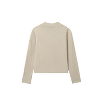 Stripes Mock Neck Sweater