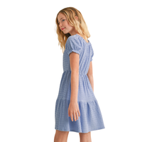 Puff Sleeve Tiered Dress