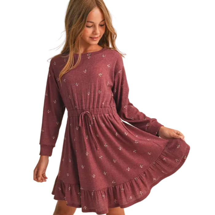 Knit Long Sleeve Dress