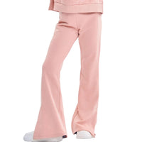 Cotton Terry Slit Hem Pants
