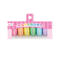 Macaron Scented Erasers - Set of 6