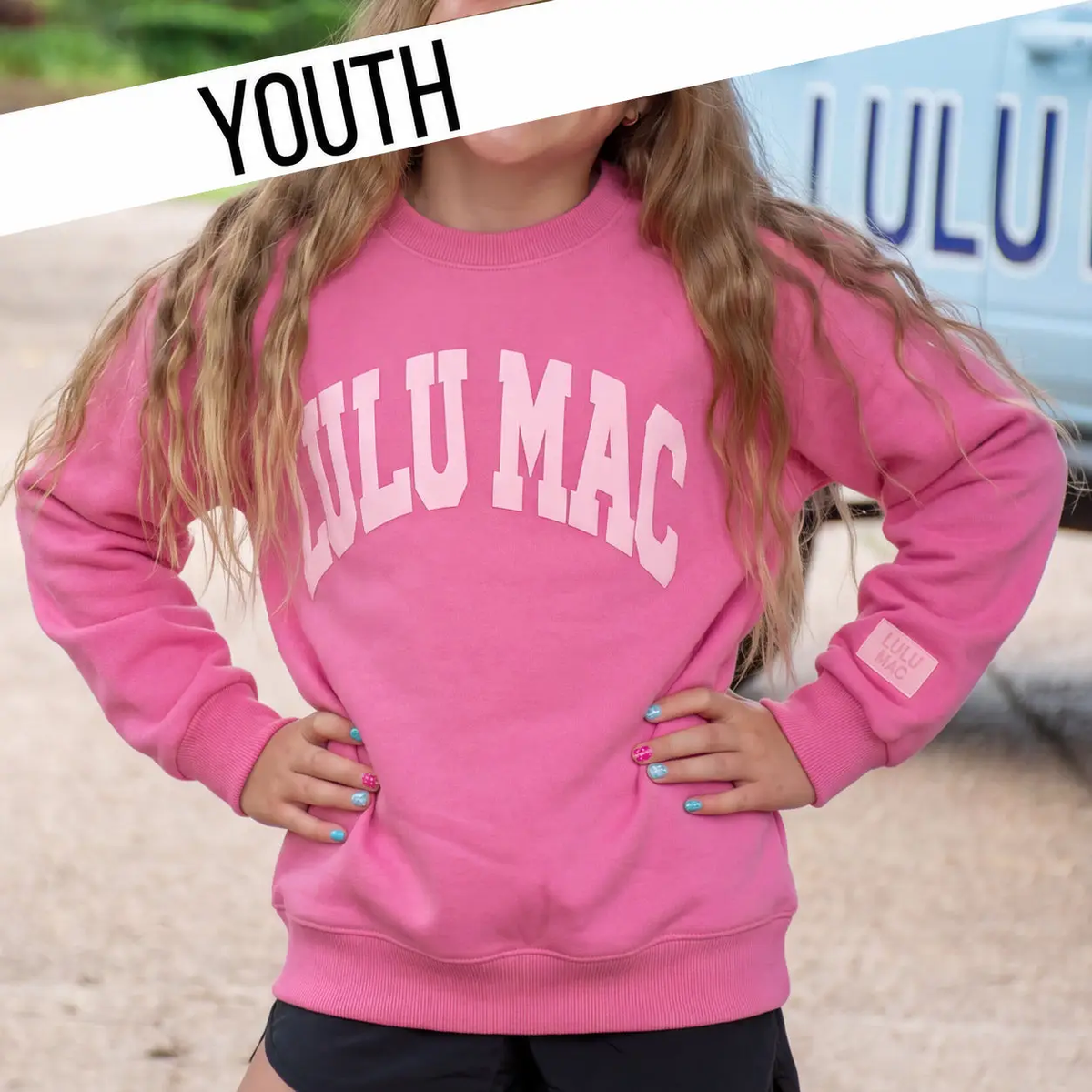 Lulu Mac Puff Logo Sweatshirt