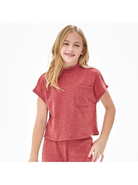 Mock Neck Drop Shoulder Knit Vest