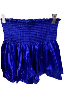 Kids Royal Blue Metallic Swing Shorts