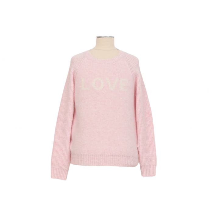 Girls Knitted Love Sweater