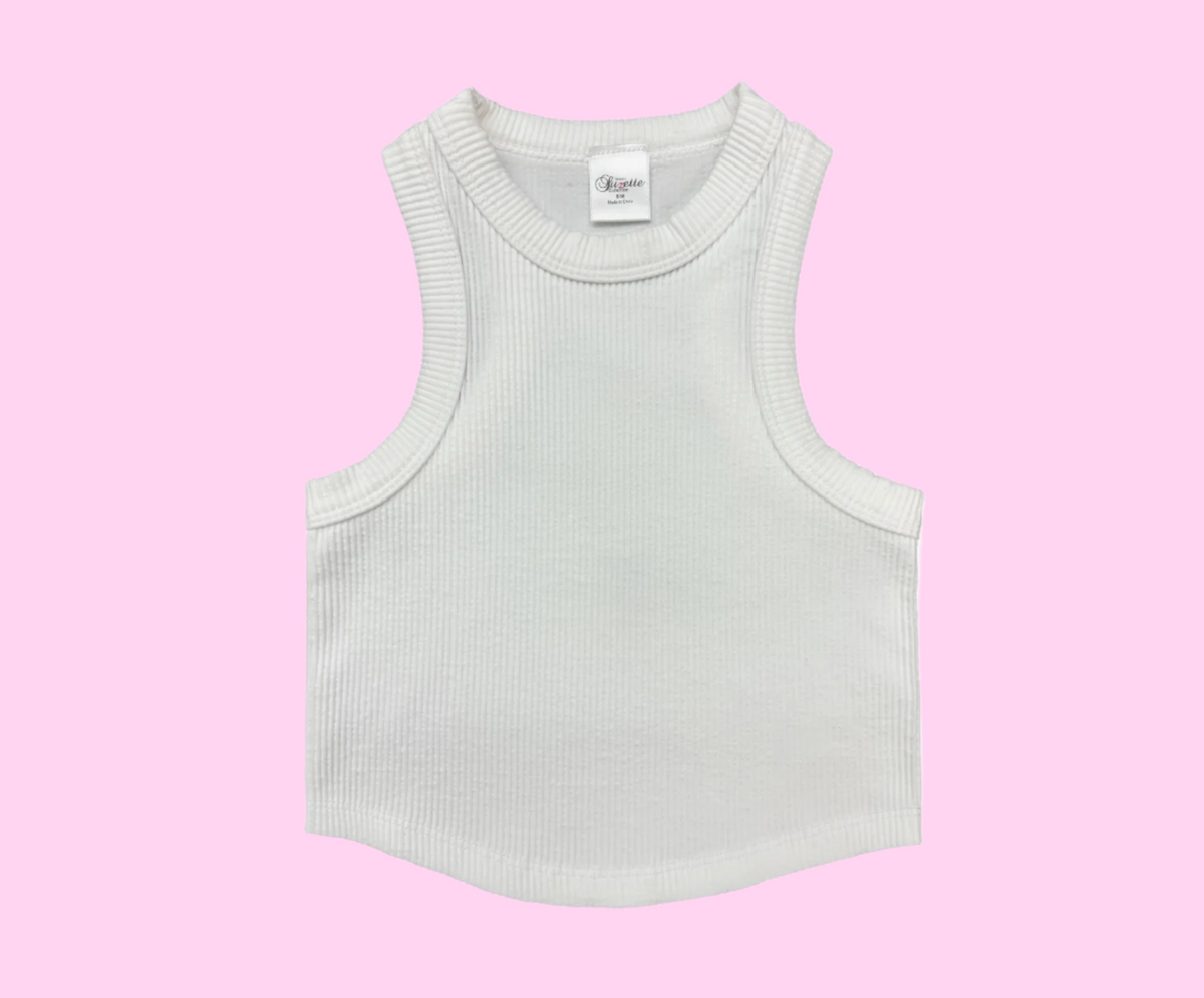 Seamless Rib Tank High Neck