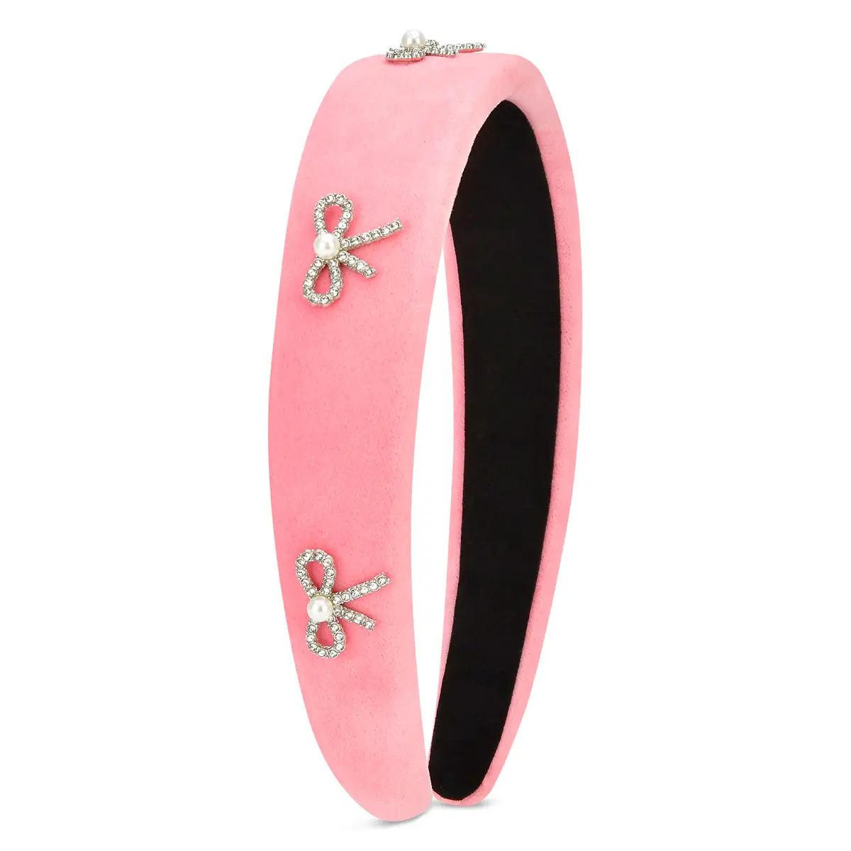 Rhinestone bow details