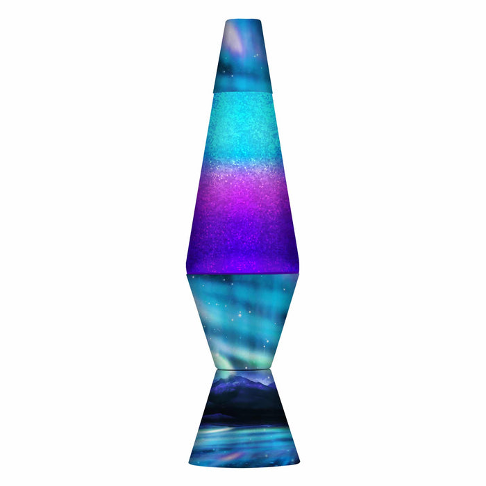 14.5'' Northern Lights Glitter Lava Lamp