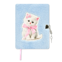 Pretty Kitty Lock and Key Journal