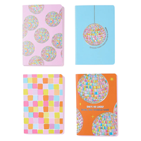 Mini Notebook Disco Ball 4 Piece Set