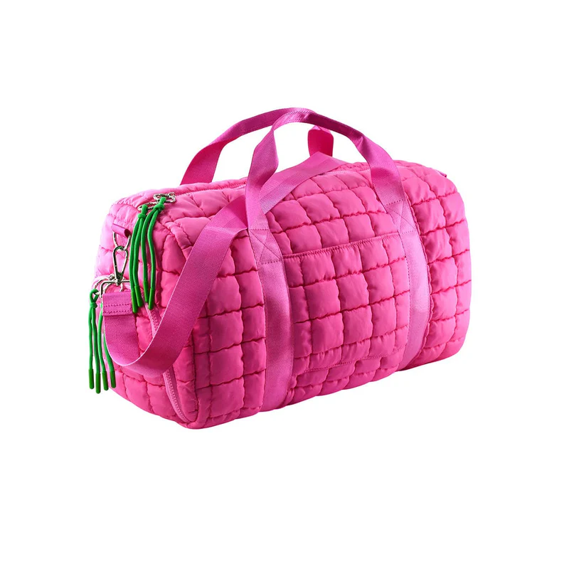 Quilted Puffer Bag | Bubble Gum