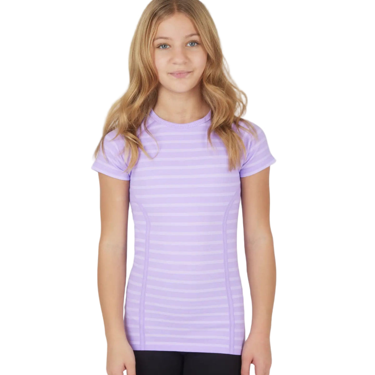 Stripe Crewneck SS Everyday Tee