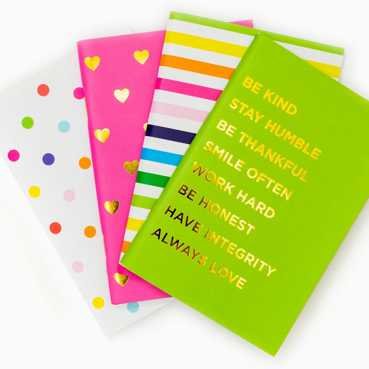 Mini Notebook Set - Everyday Assortment - 4 Piece Set