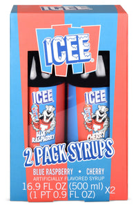 ICEE Blue Raspberry & Cherry Syrup Gift Set