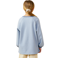 Puff Sleeve Contrast Banded Top