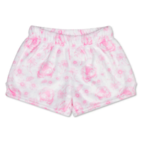 Pretty Pink Toile Plush Shorts