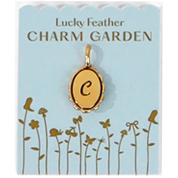 Charm Garden - Scalloped Initial Charm