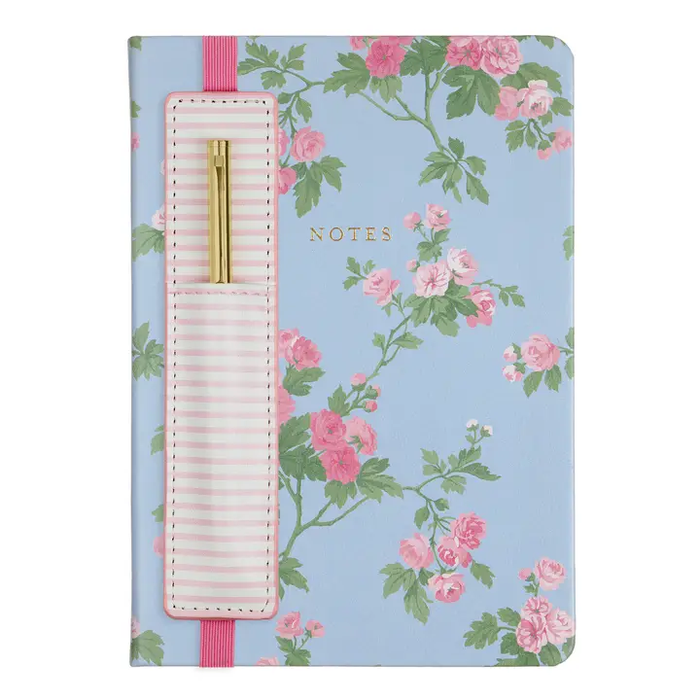 Blue Garden Blooms Deluxe Journal