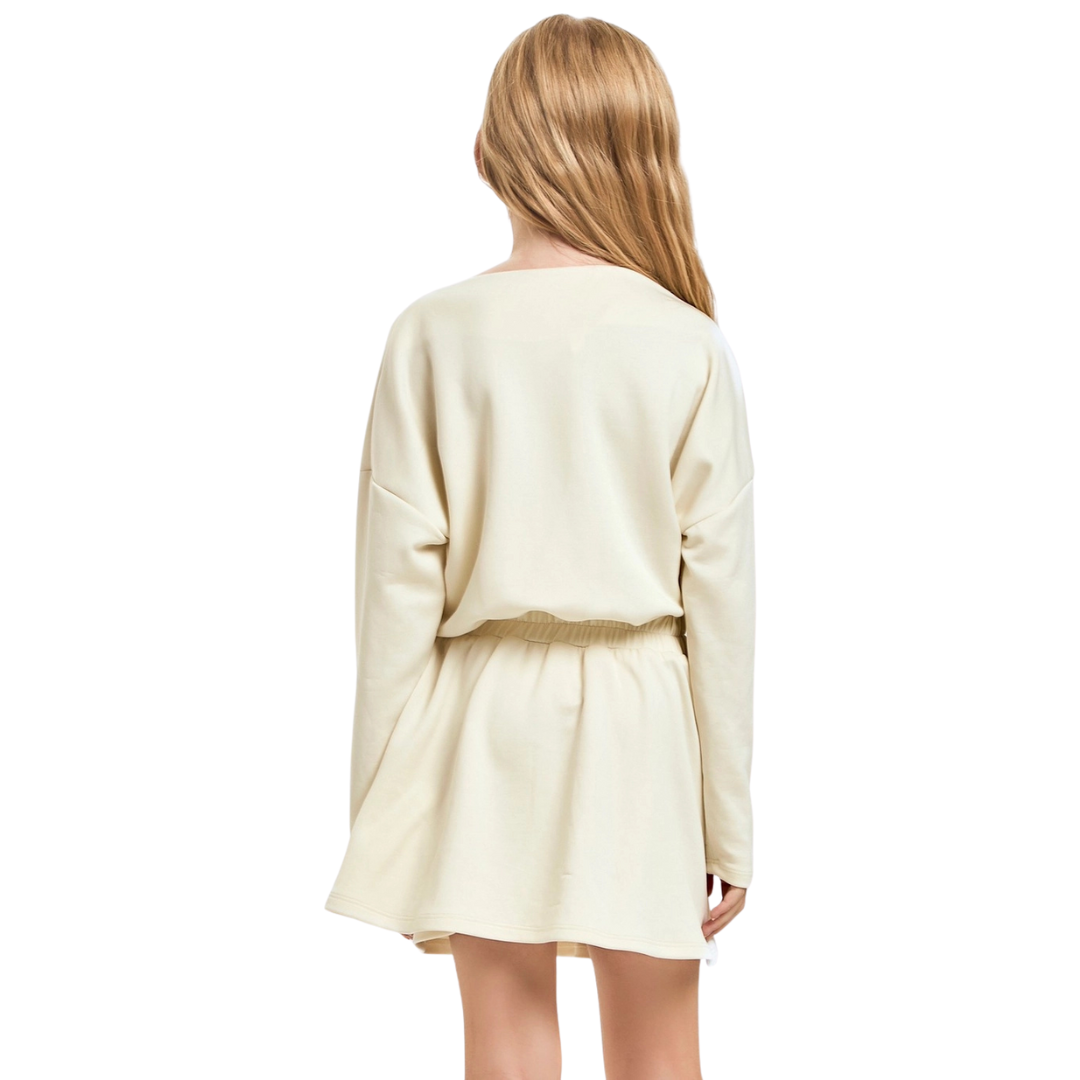 Modal Knit Boat Neck Dress