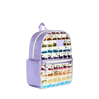 Kane Double Pocket Backpack - Lilac Quilted Sequins