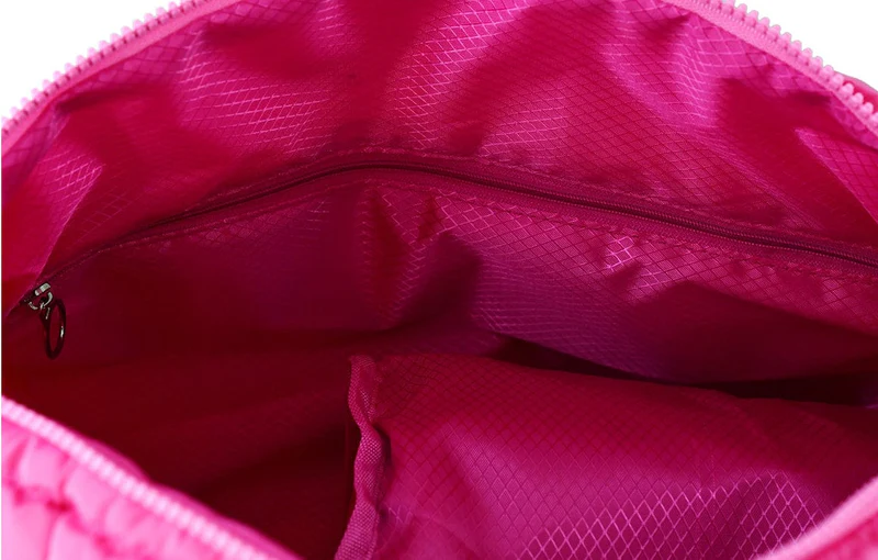 Quilted Puffer Bag | Bubble Gum