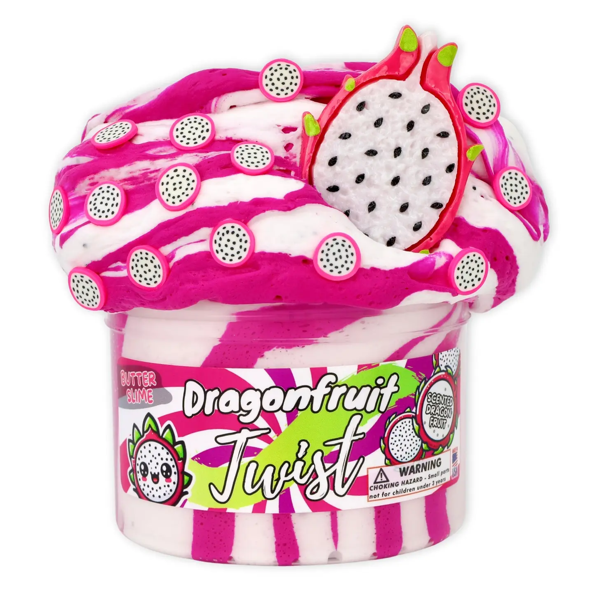 Dragonfruit Twist Butter Slime