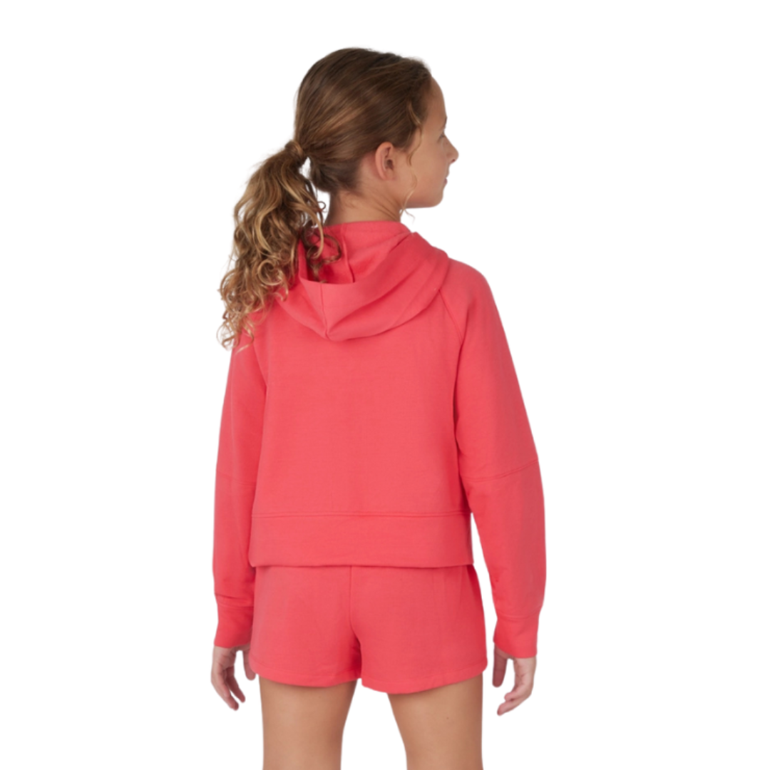 Terry Brushed Half Zip Hoodie