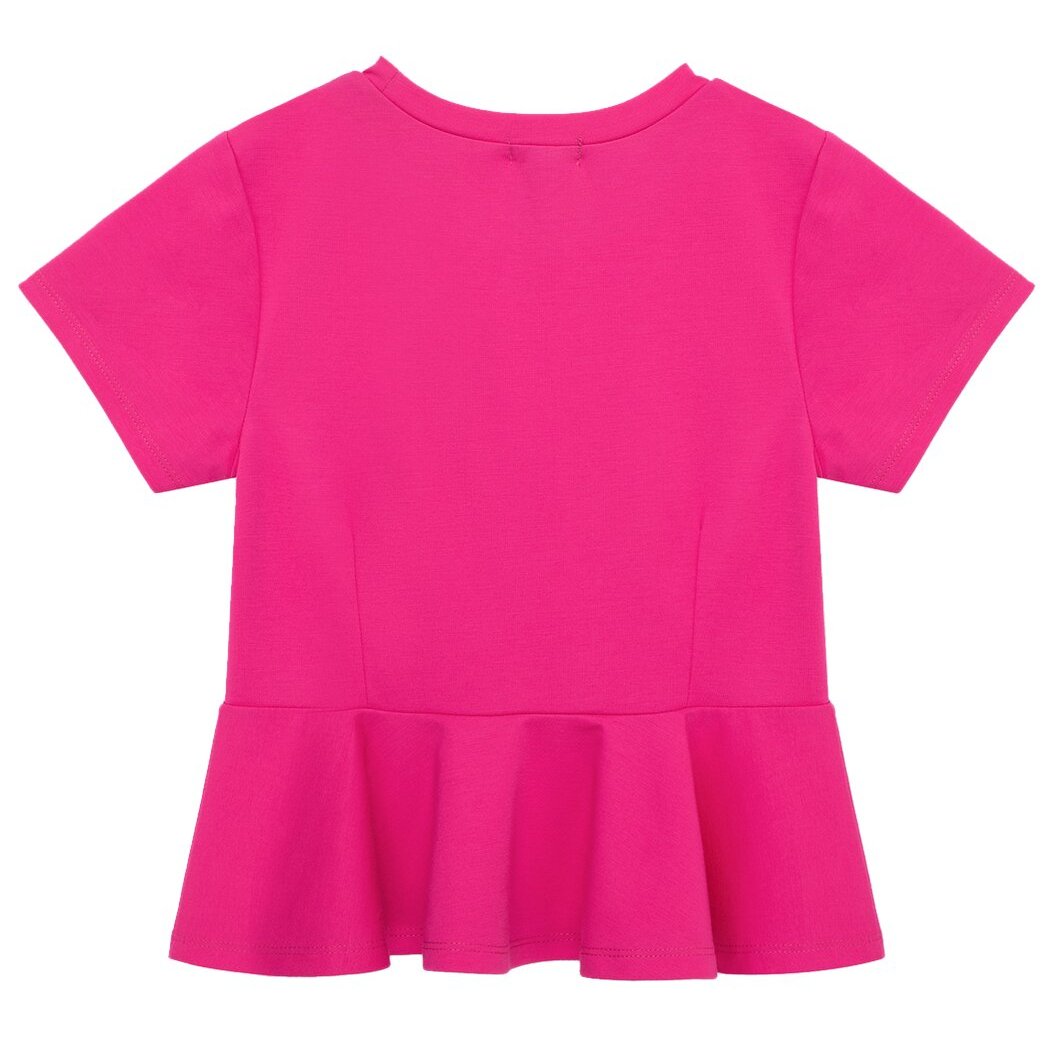 Short Sleeve Peplum Top