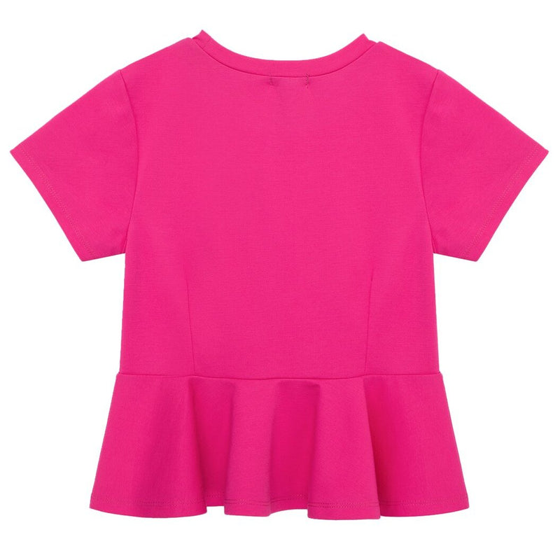 Short Sleeve Peplum Top