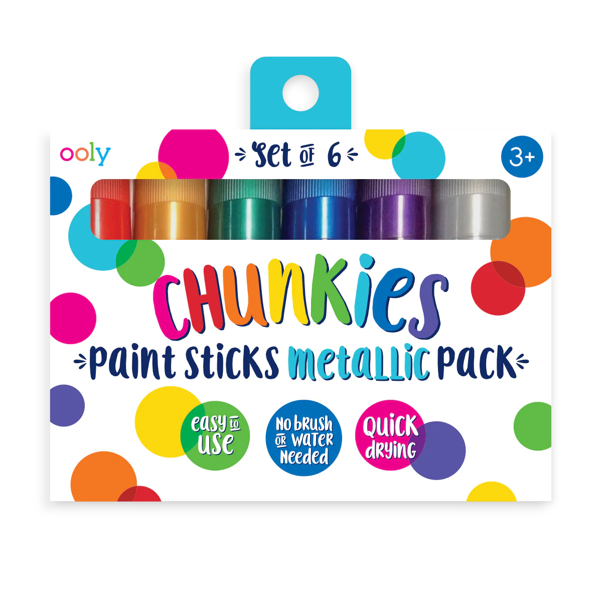 Chunkies Paint Sticks Metallic  (Set of 6)