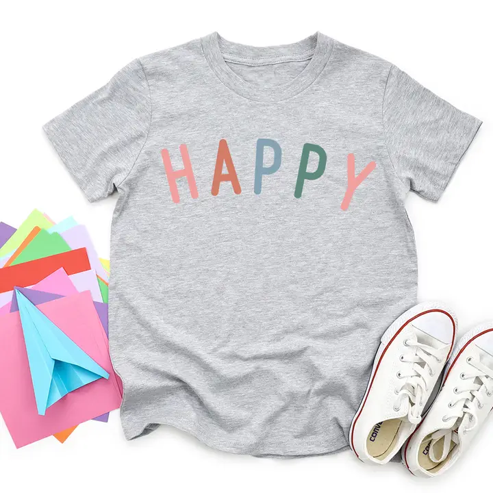 Happy Colorful Graphic Tee