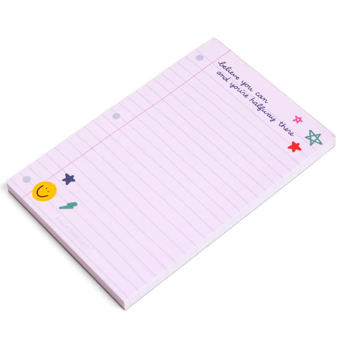 Believe You Can Smiley Notepad