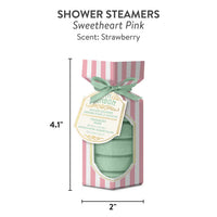 Petit Bon Bon Sweetheart Pink Shower Steamers