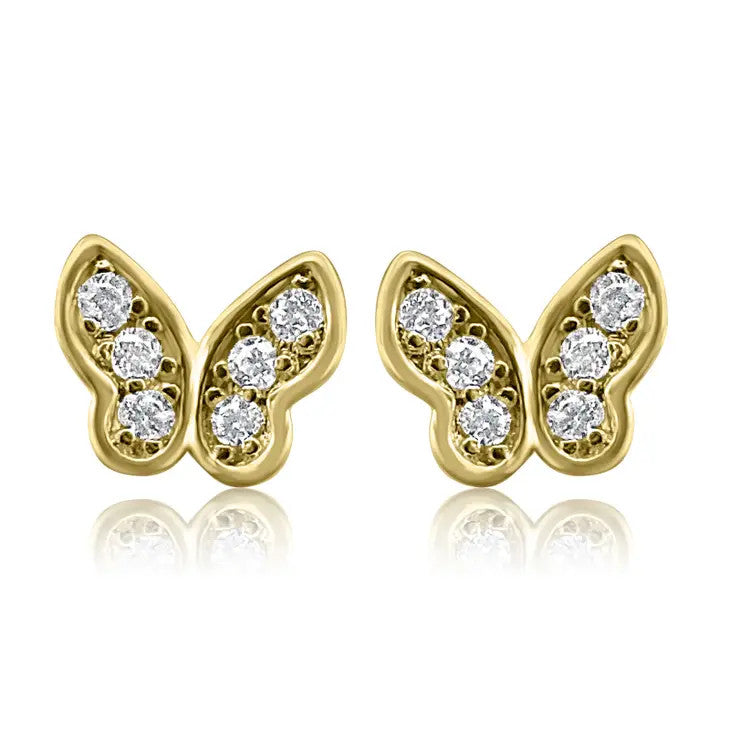 Micro Butterfly Stud