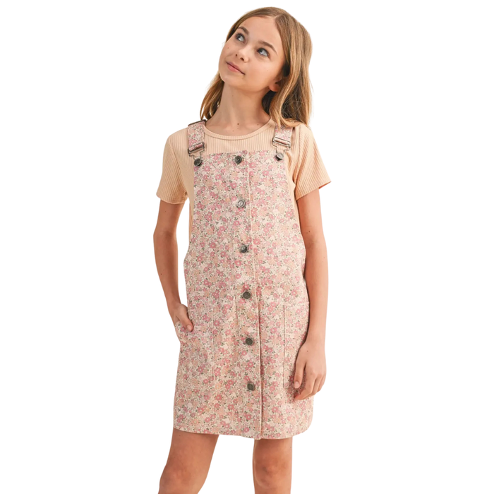 Floral Overall Dress
