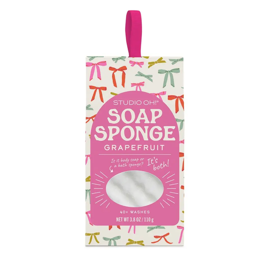 Put A Bow On  It  Soap Sponge