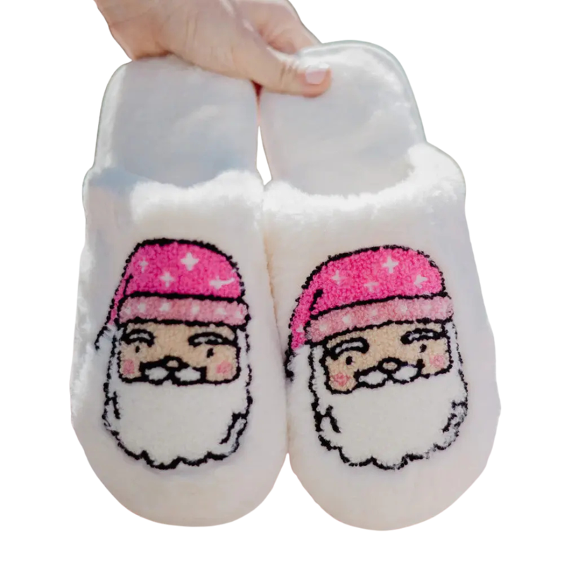 Santa Face House Slippers