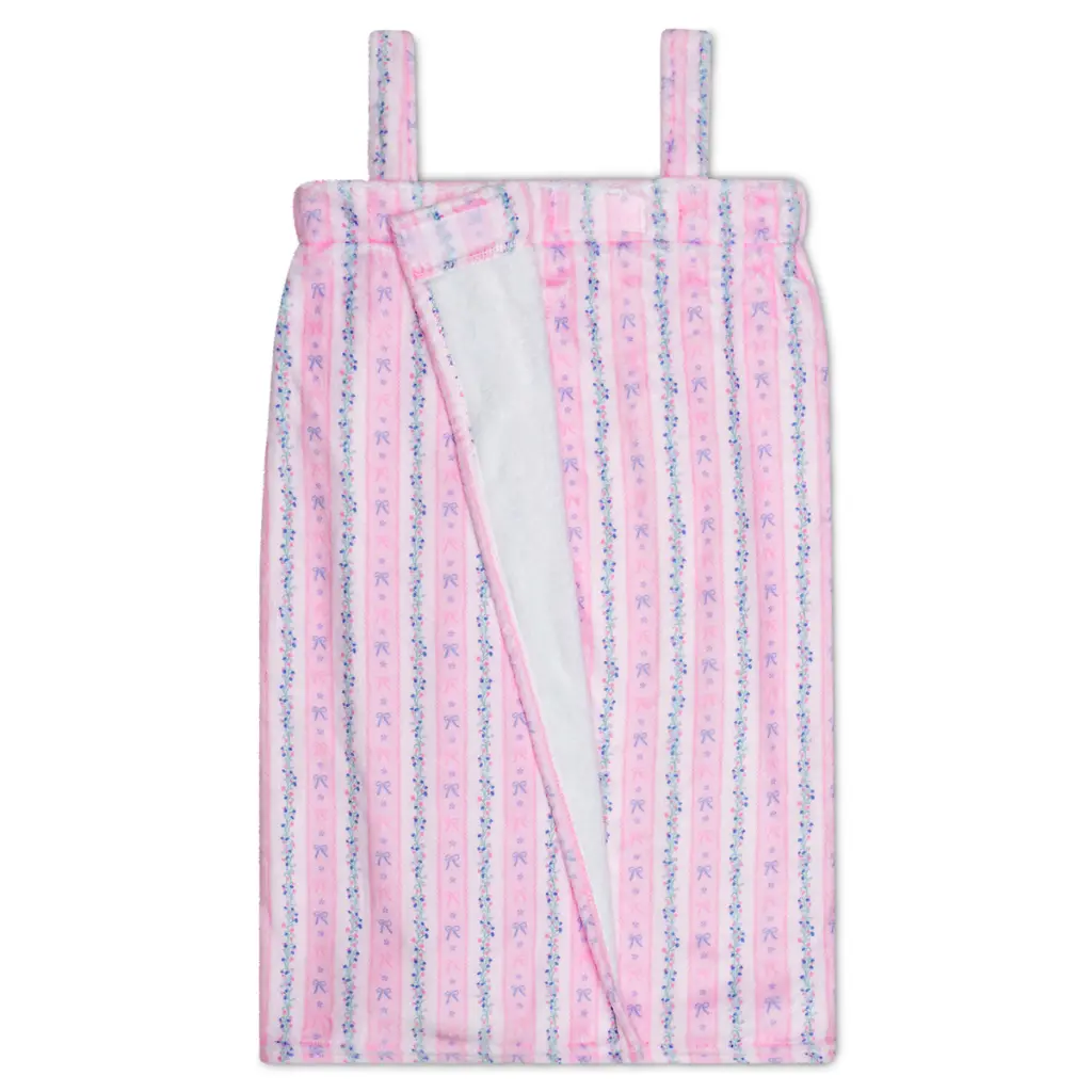 Floral Stripes Spa Wrap