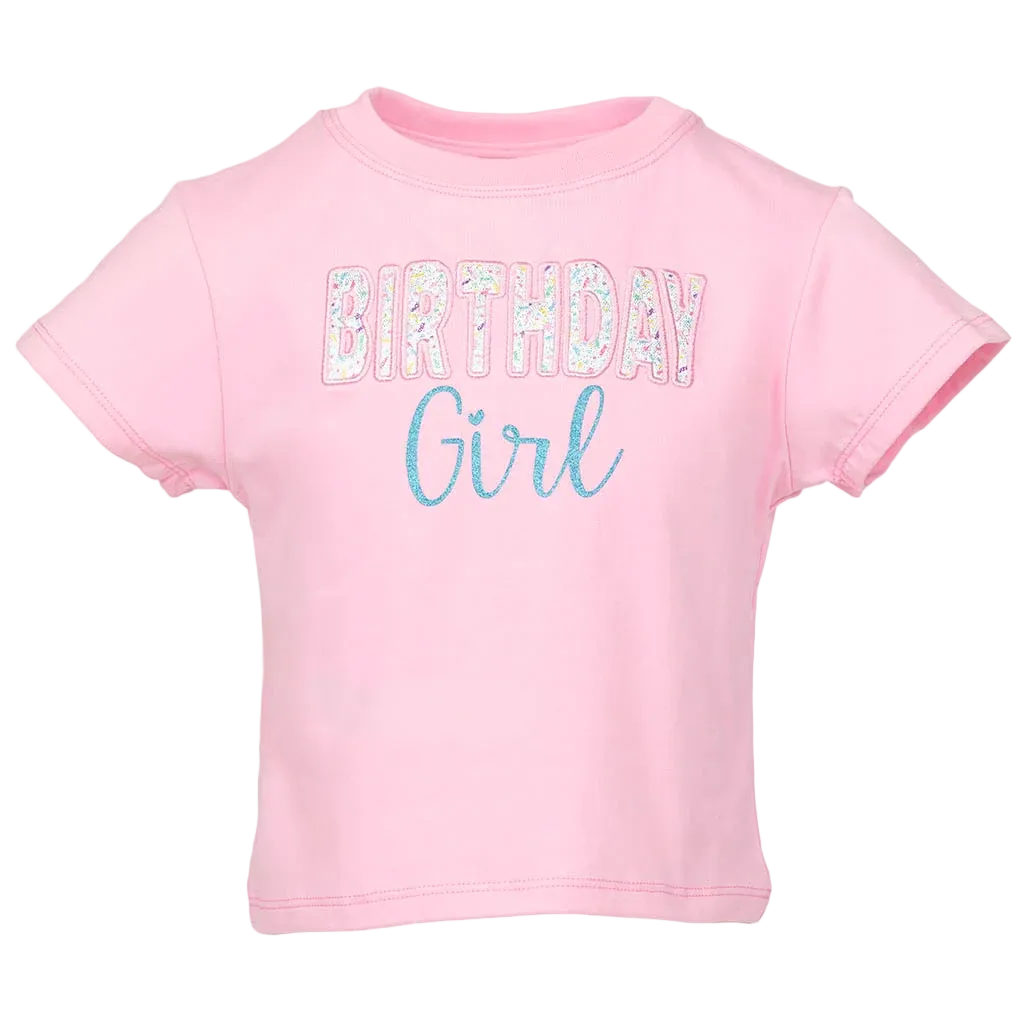Birthday Girl Applique Tee