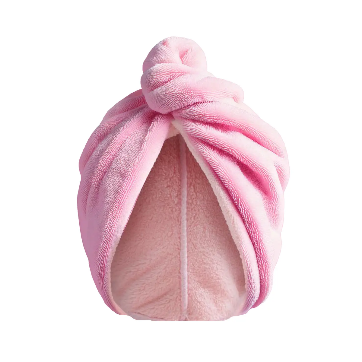 Pink Towel Hair Wrap