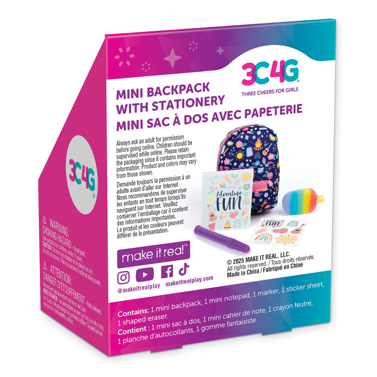 Mini Backpack with Stationery