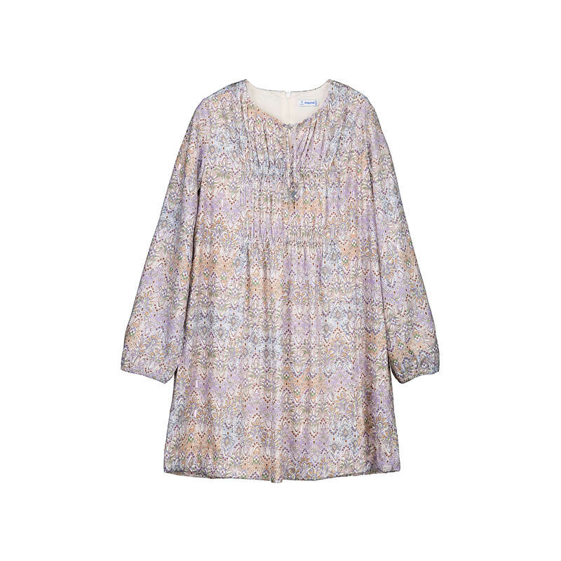 Satin Printed Dress