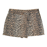 Leopard Print Skort