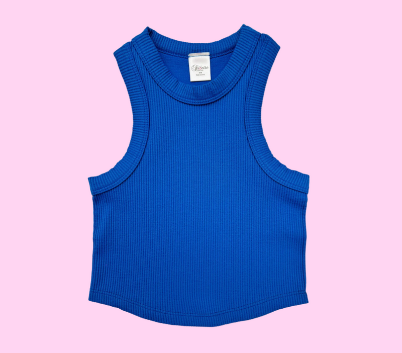 Seamless Rib Tank High Neck