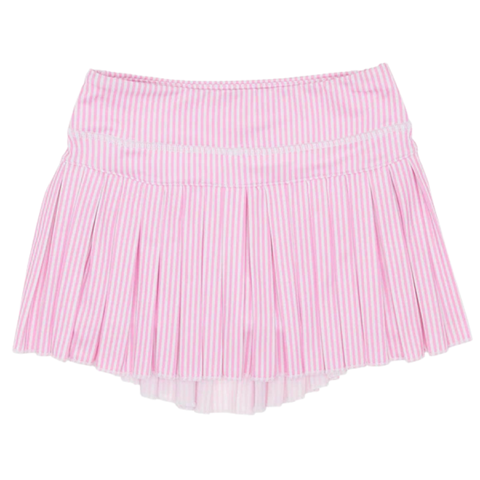 Striped Mini Pleat Skort